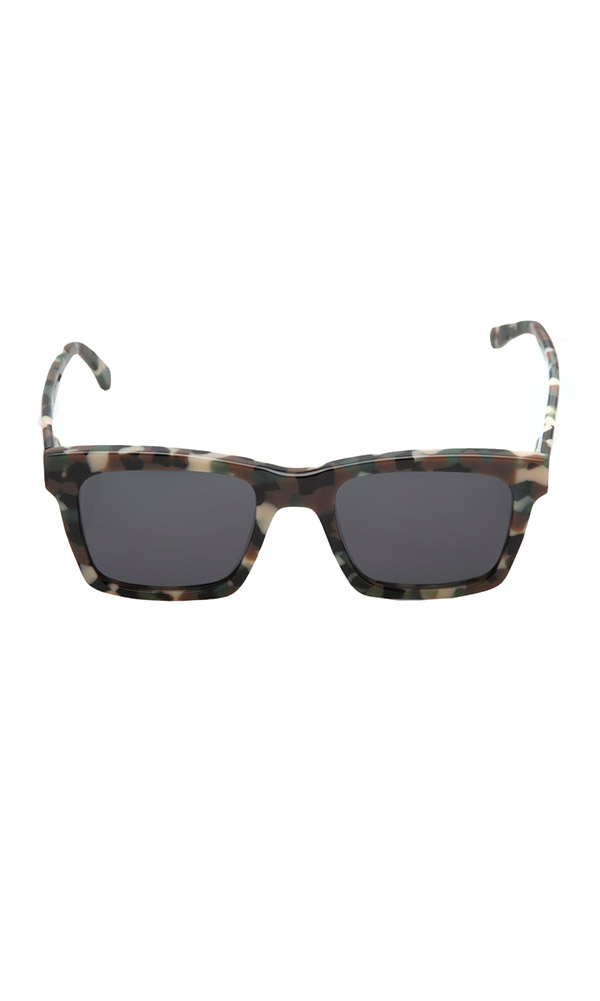 camo print sunglasses View 2